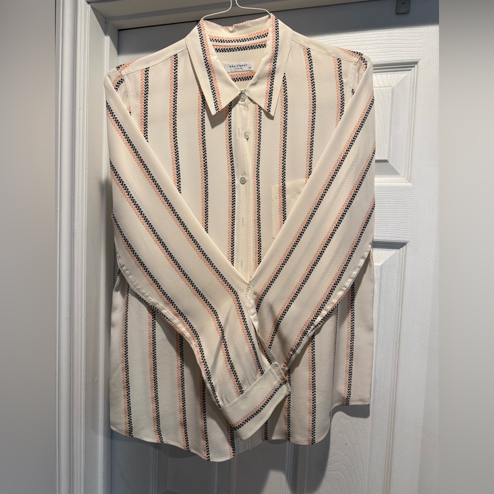 Equipment silk blouse